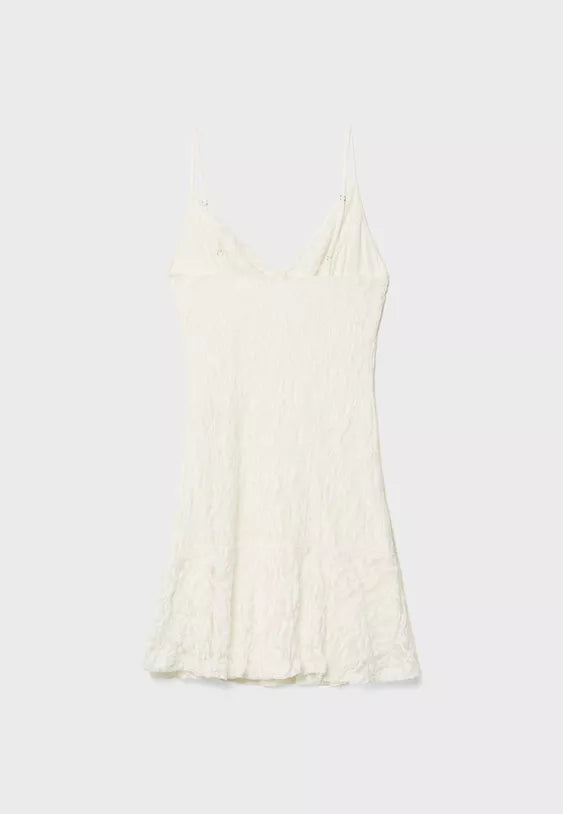 Lacie Mini Dress – Soft Lace Charm