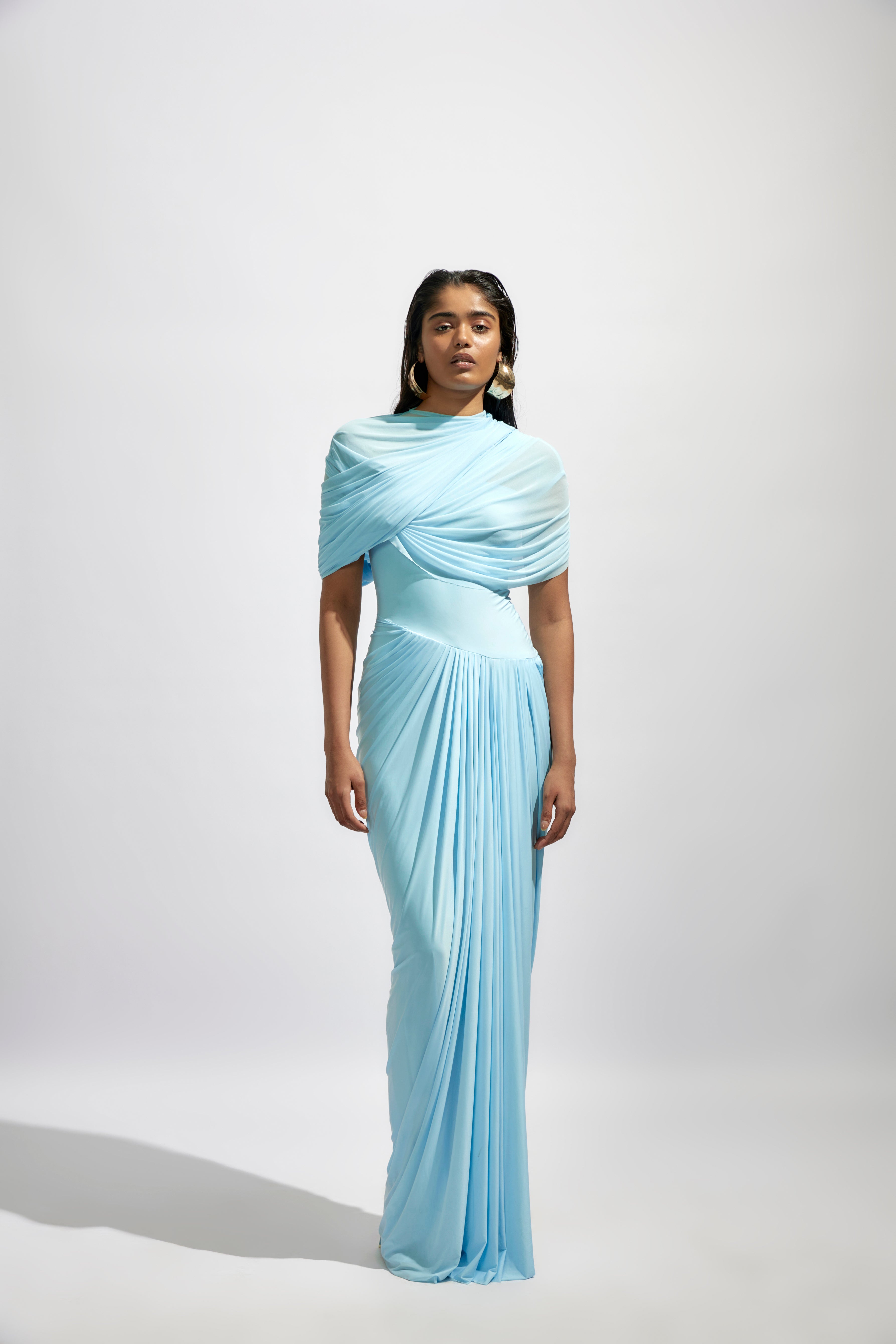 Michel - Blue Maxi Dress
