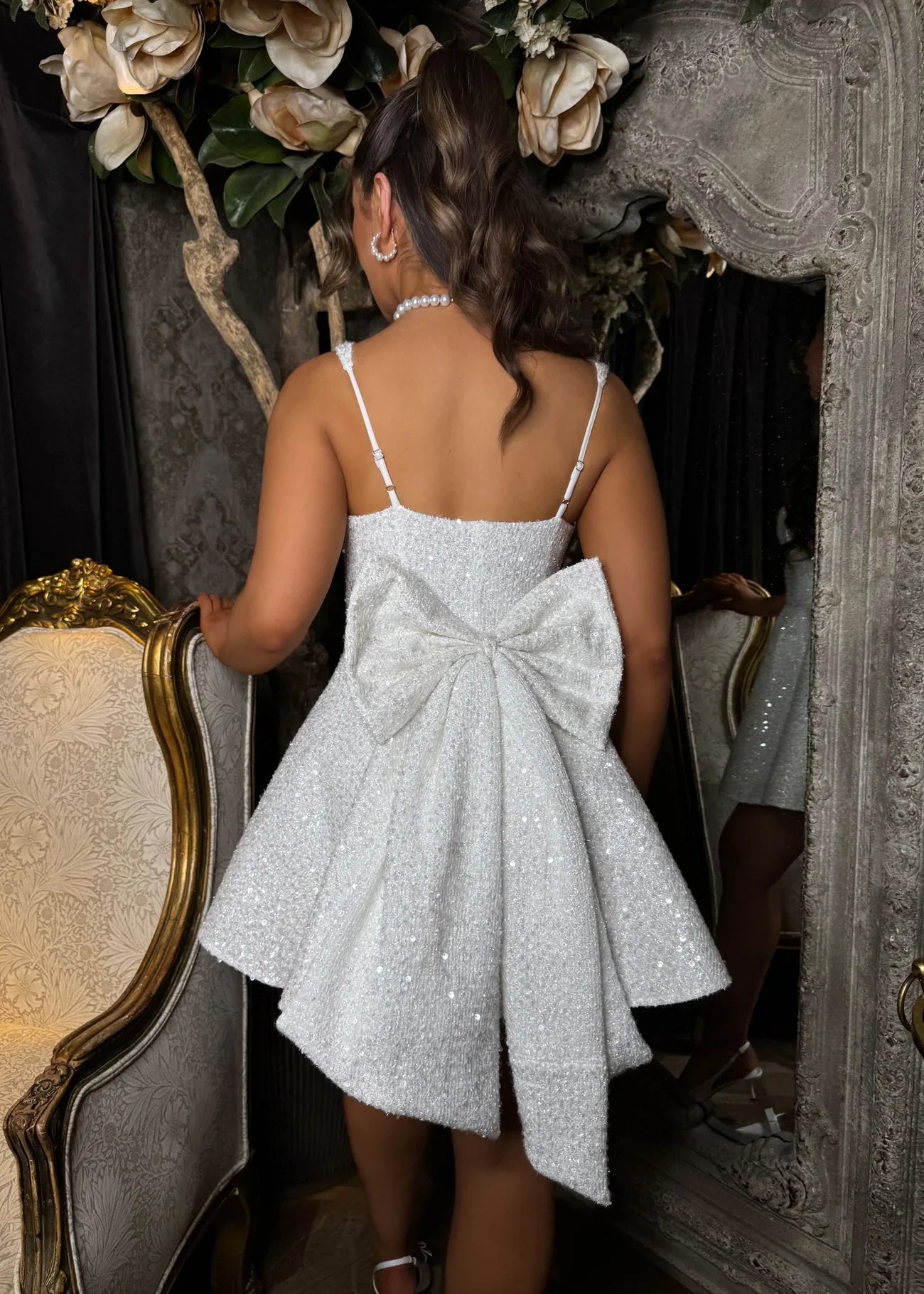 Love Letters Bow Mini Dress