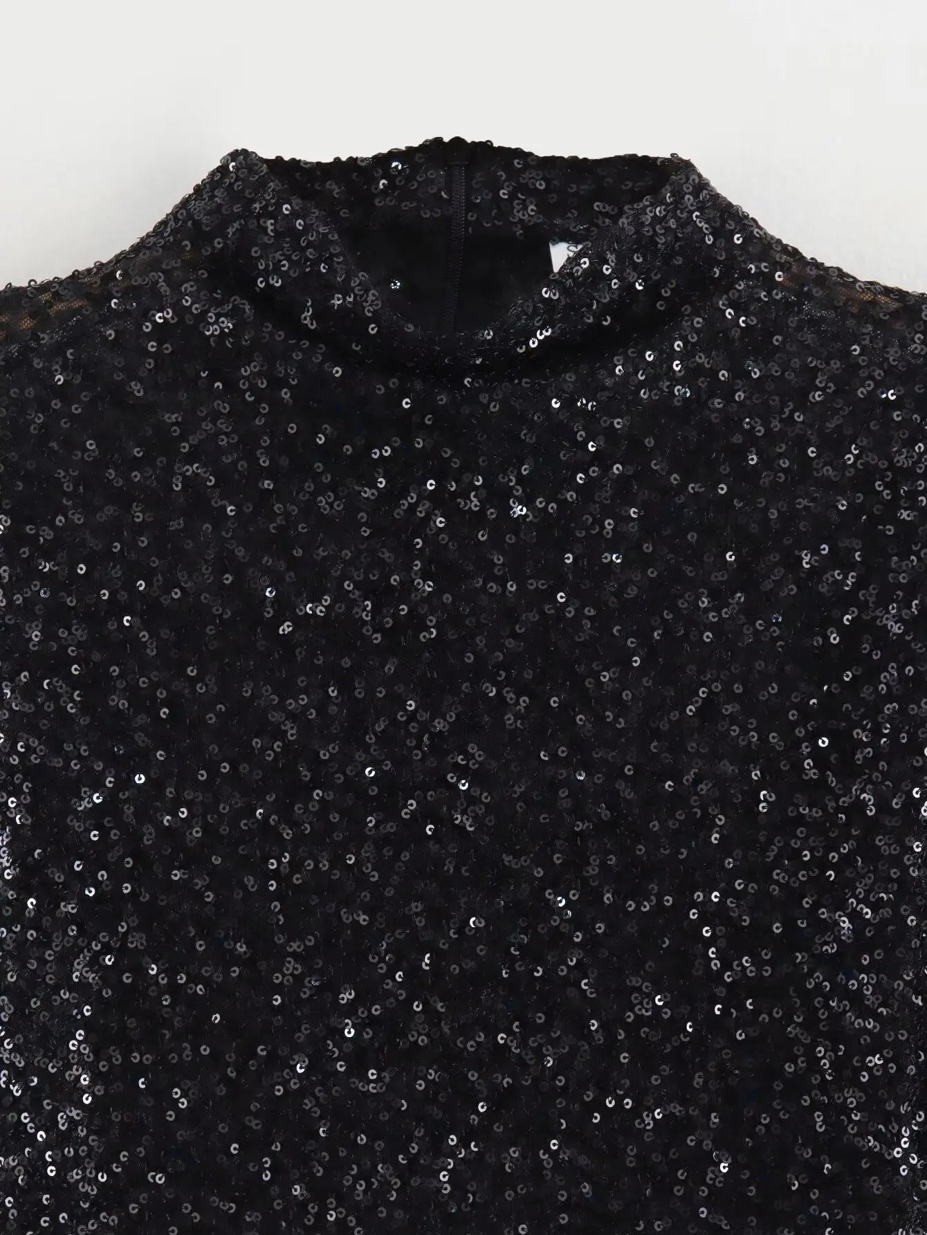 Lexi – Shoulder Padded Sequin Mini Dress
