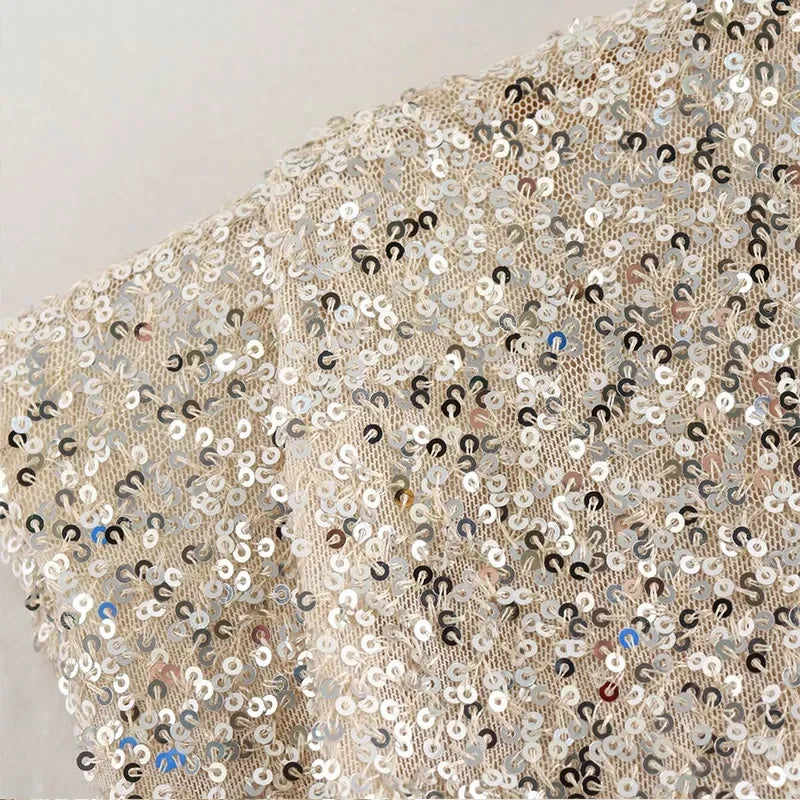 Lexi – Shoulder Padded Sequin Mini Dress