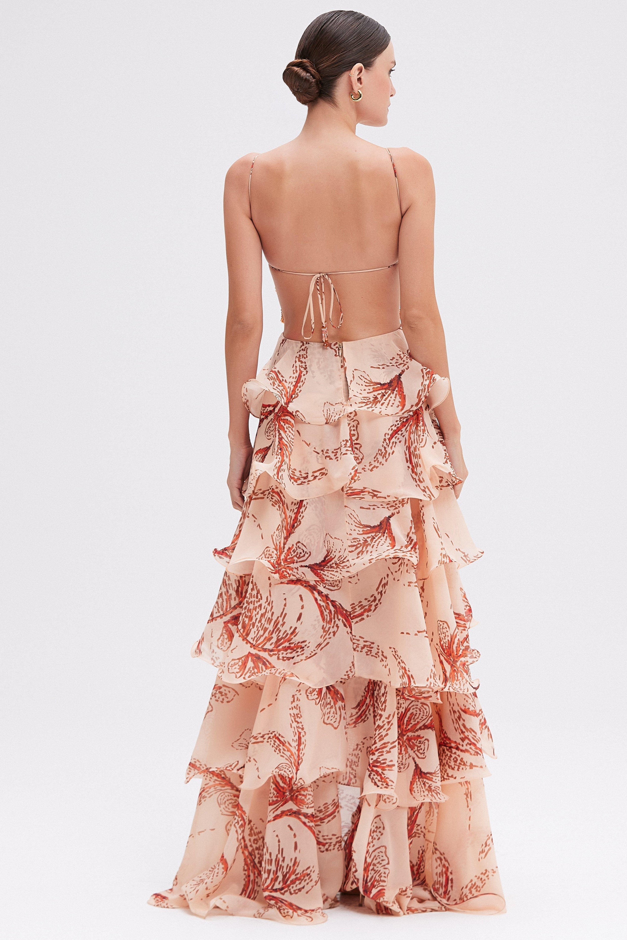 Sunset Butterfly Maxi Dress (Runway)
