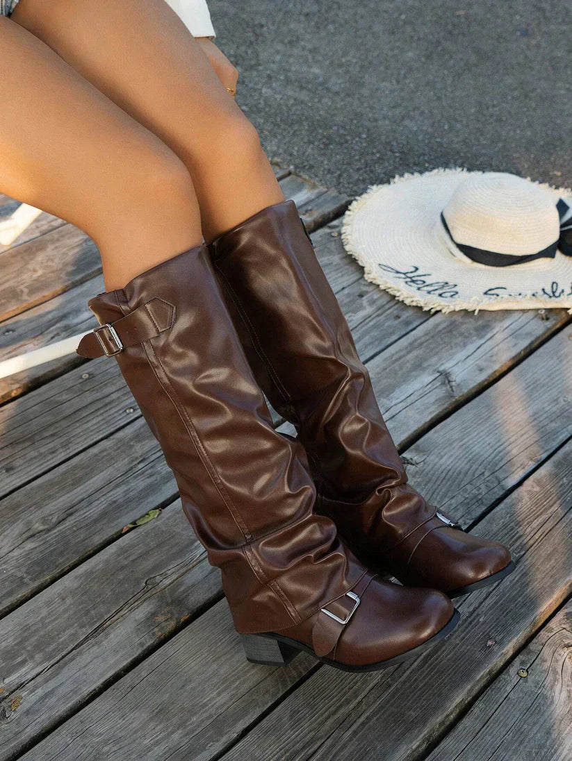 Maylee Leather Boots