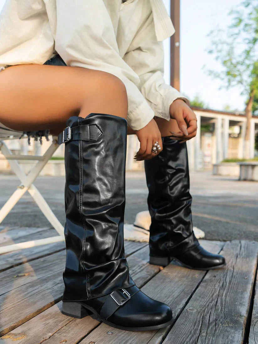 Maylee Leather Boots